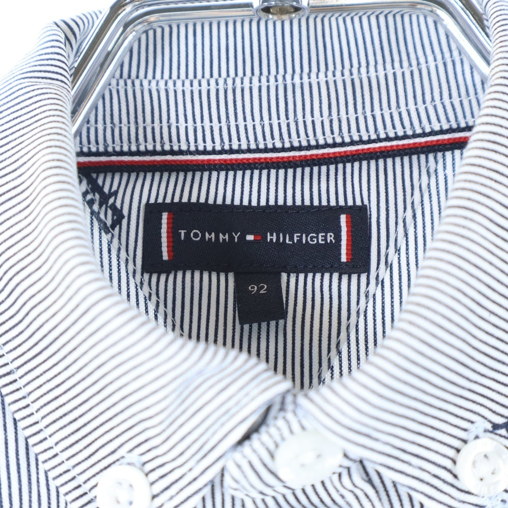 TOMMY HILFIGER(トミーヒルフィガー) Shirt ALLOVER MONOGRAM SHIRT モノグラム キッズ 長袖シャツ ホワイト/ネイビー KB0KB08522