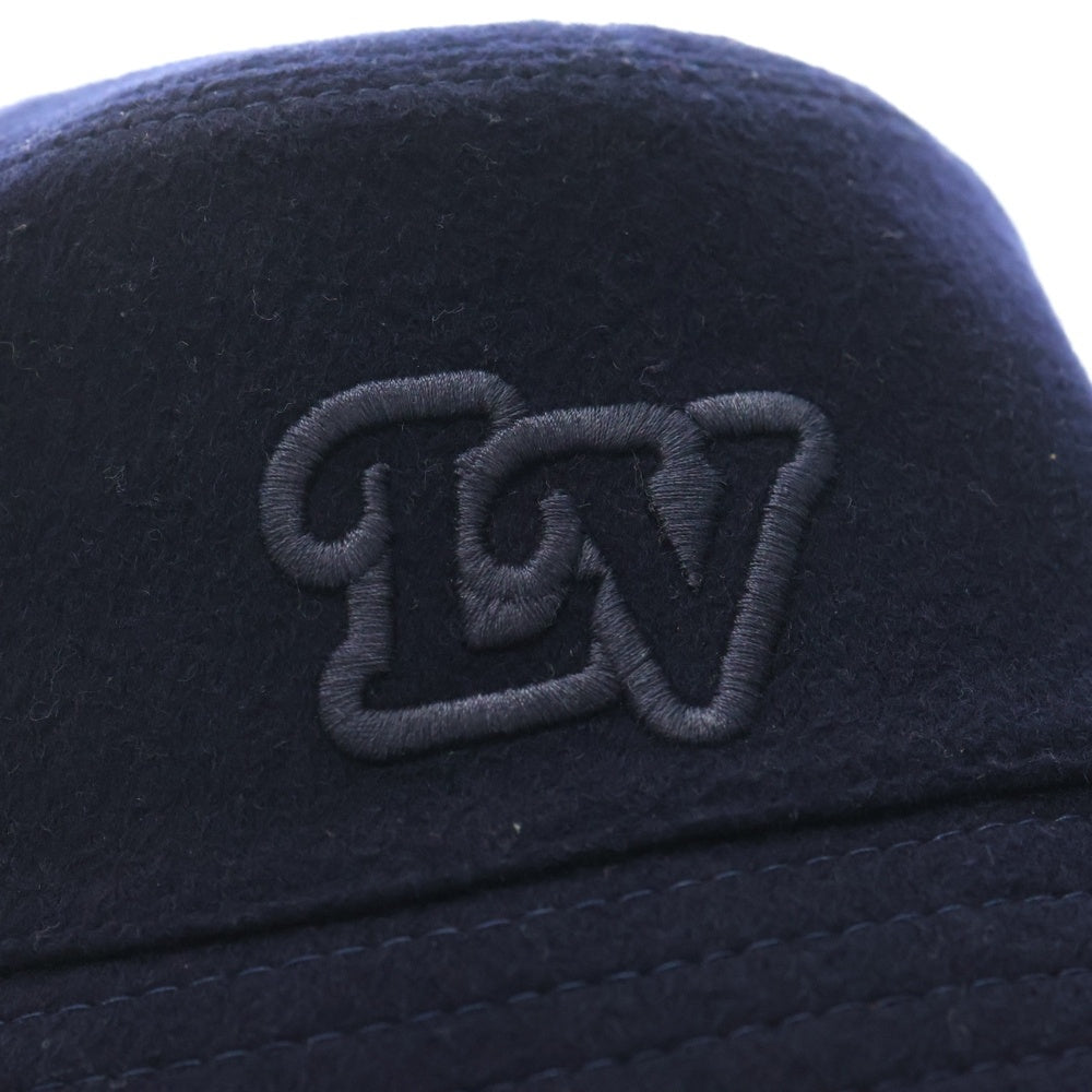 LOUIS VUITTON(ルイヴィトン) シャポー モノグラム レコード ウール リバーシブル バケットハット ネイビー M7011M