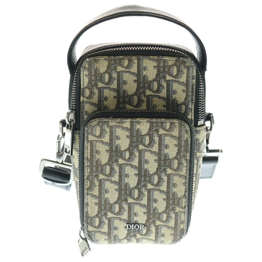 DIOR(ディオール) RIDER MICRO PORCH ライダー マイクロポーチ オブリーク 総柄 ショルダーバッグ マルチカラー 11-BO-0292