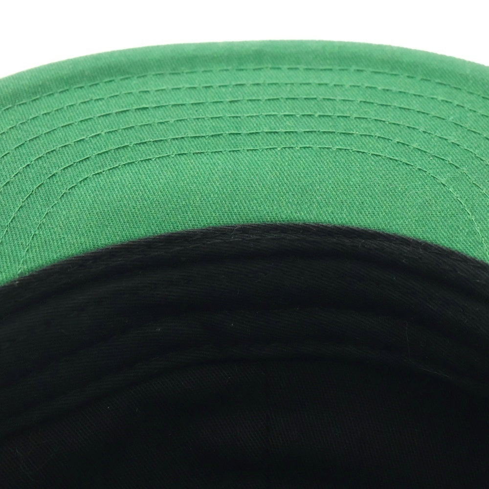 CHROME HEARTS(クロムハーツ) FITTED WOOL ACRYLIC SERGE ハートロゴ刺繍ベースボールキャップ ブルー