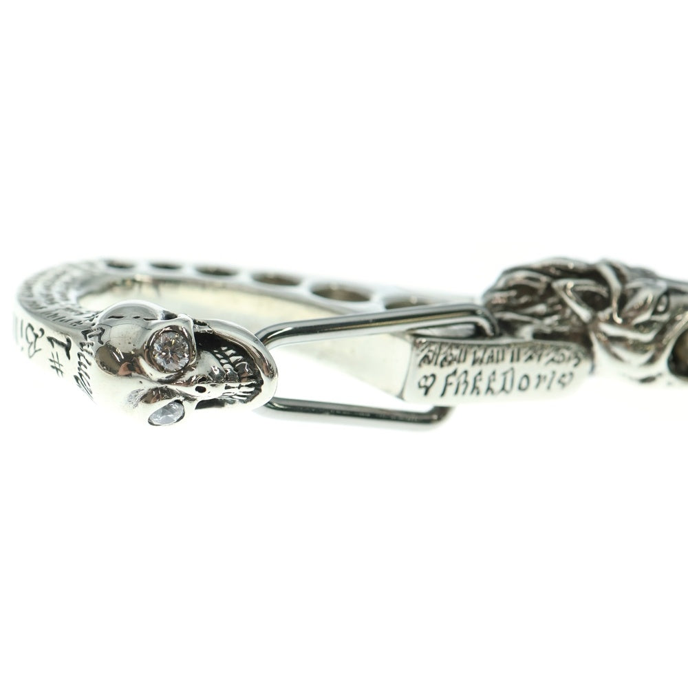 Bill Wall Leather/BWL(ビルウォールレザー) VINTAGE SKULL CLIP W/HORSE WC ヴィンテージスカル クリップ ホース ウォレットチェーン シルバー