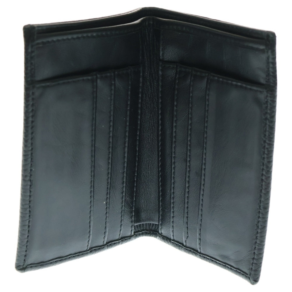 Bill Wall Leather/BWL(ビルウォールレザー) Cow leather Logo Wallet カウレザー ロゴ ウォレット ブラック