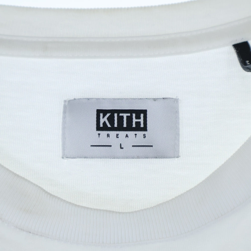 KITH(キス) 21AW Treats Lemon Box Logo Tee トリーツ レモンボックスロゴ半袖Tシャツ ホワイト 21-071-066-0001