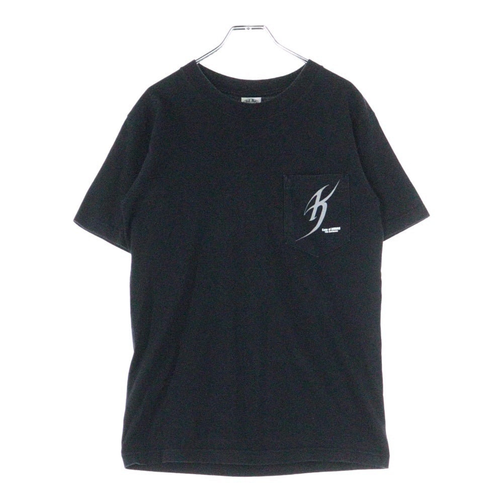 CHROME HEARTS(クロムハーツ) ×KYOSUKE HIMURO CH T-SHRT HMR 氷室京介15周年 バッククロスプリントクルーネック 半袖Tシャツカットソー ブラック