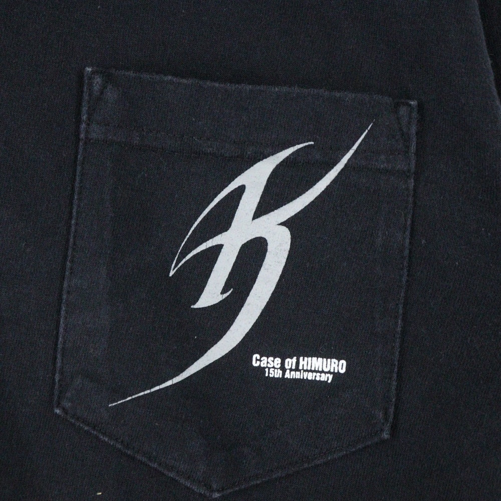 CHROME HEARTS(クロムハーツ) ×KYOSUKE HIMURO CH T-SHRT HMR 氷室京介15周年 バッククロスプリントクルーネック 半袖Tシャツカットソー ブラック
