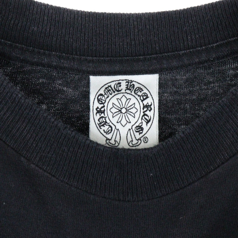 CHROME HEARTS(クロムハーツ) ×KYOSUKE HIMURO CH T-SHRT HMR 氷室京介15周年 バッククロスプリントクルーネック 半袖Tシャツカットソー ブラック