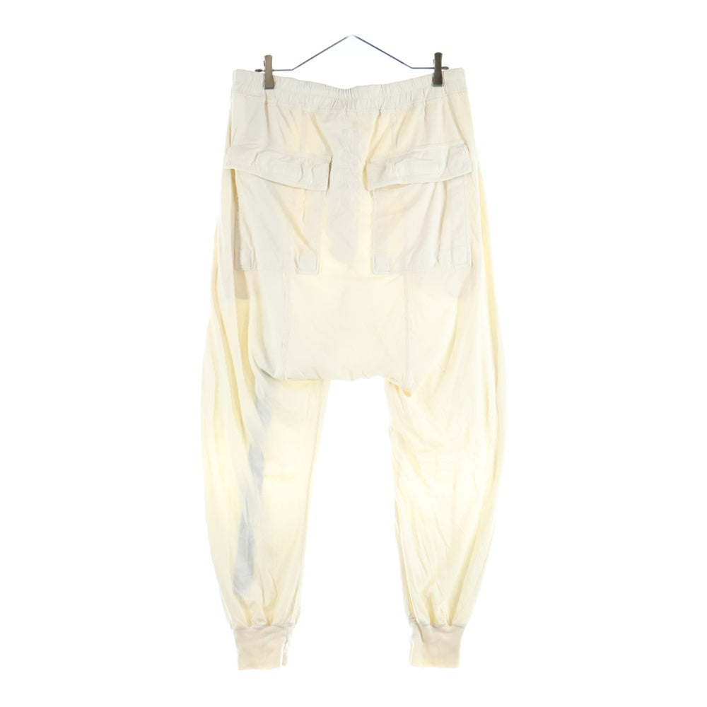 DRKSHDW(ダークシャドウ) PRISONNER DRAWSTRING JOGGER ドローストリングパンツ ジョガーパンツ サルエルパンツ ホワイト DU01B7395-RNEP3
