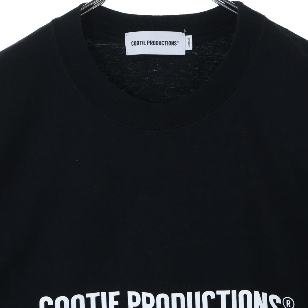COOTIE PRODUCTIONS(クーティー プロダクションズ) DRY TECH JERSEY OVERSIZED S/S TEE 半袖 クルーネック Tシャツ ブラック