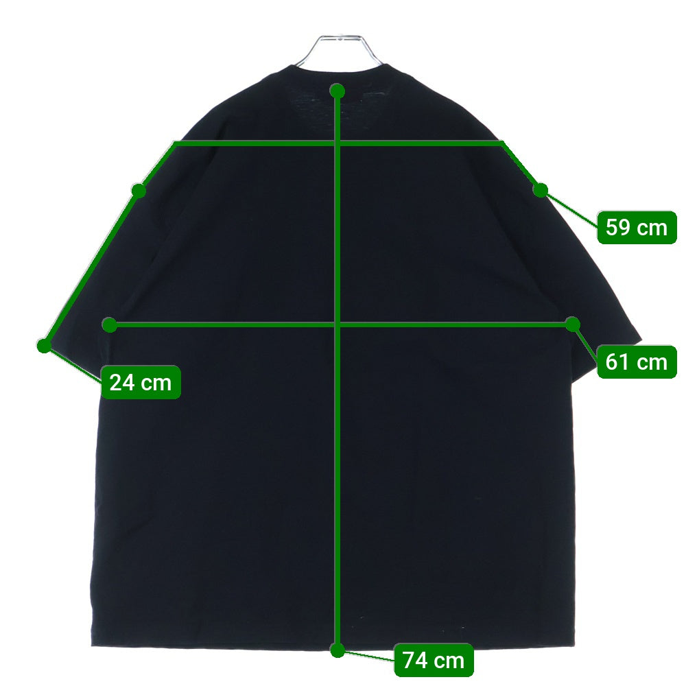 COOTIE PRODUCTIONS(クーティー プロダクションズ) DRY TECH JERSEY OVERSIZED S/S TEE 半袖 クルーネック Tシャツ ブラック