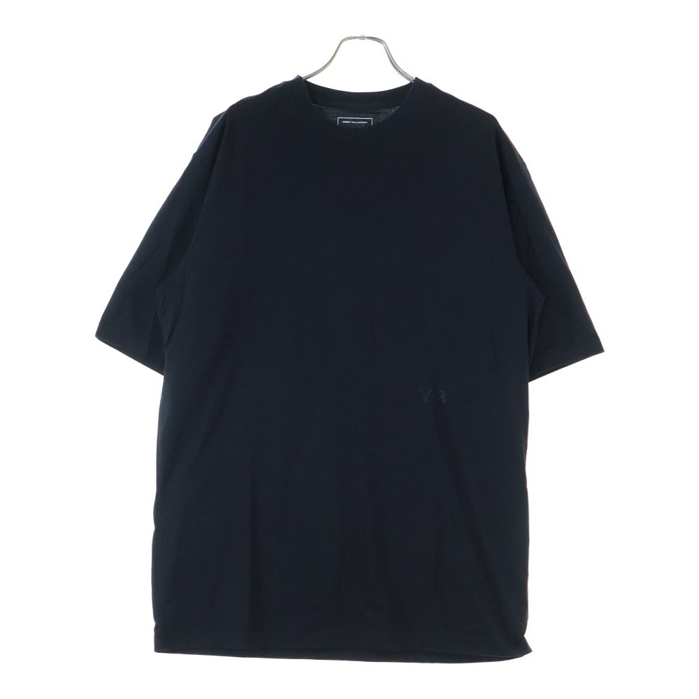 Y-3(ワイスリー) ロゴ Tシャツ 半袖 カットソー クルーネック ブラック 16C001