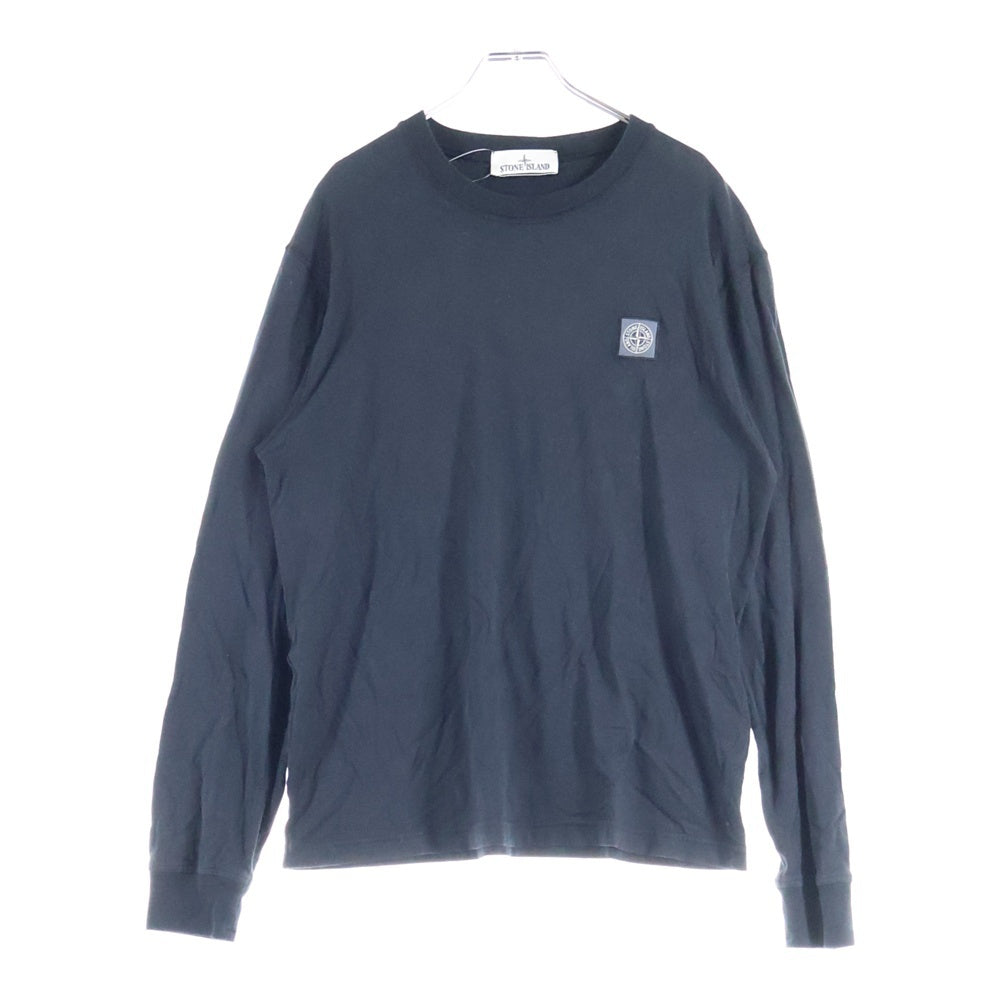 STONE ISLAND(ストーンアイランド) ORGANIC COTTON LONG SLEEVE TEE オーガニックコットン 長袖 Tシャツ ブラック 811521857
