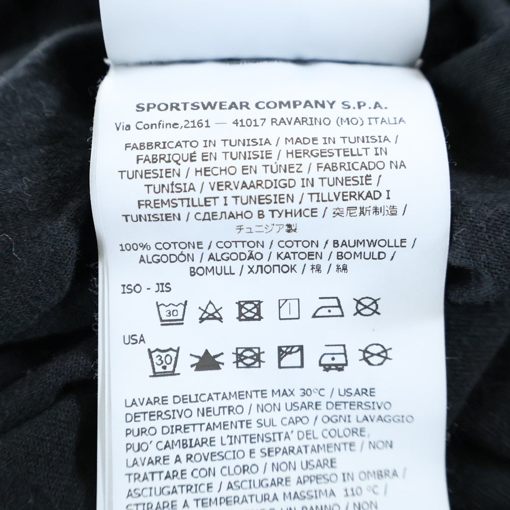 STONE ISLAND(ストーンアイランド) ORGANIC COTTON LONG SLEEVE TEE オーガニックコットン 長袖 Tシャツ ブラック 811521857