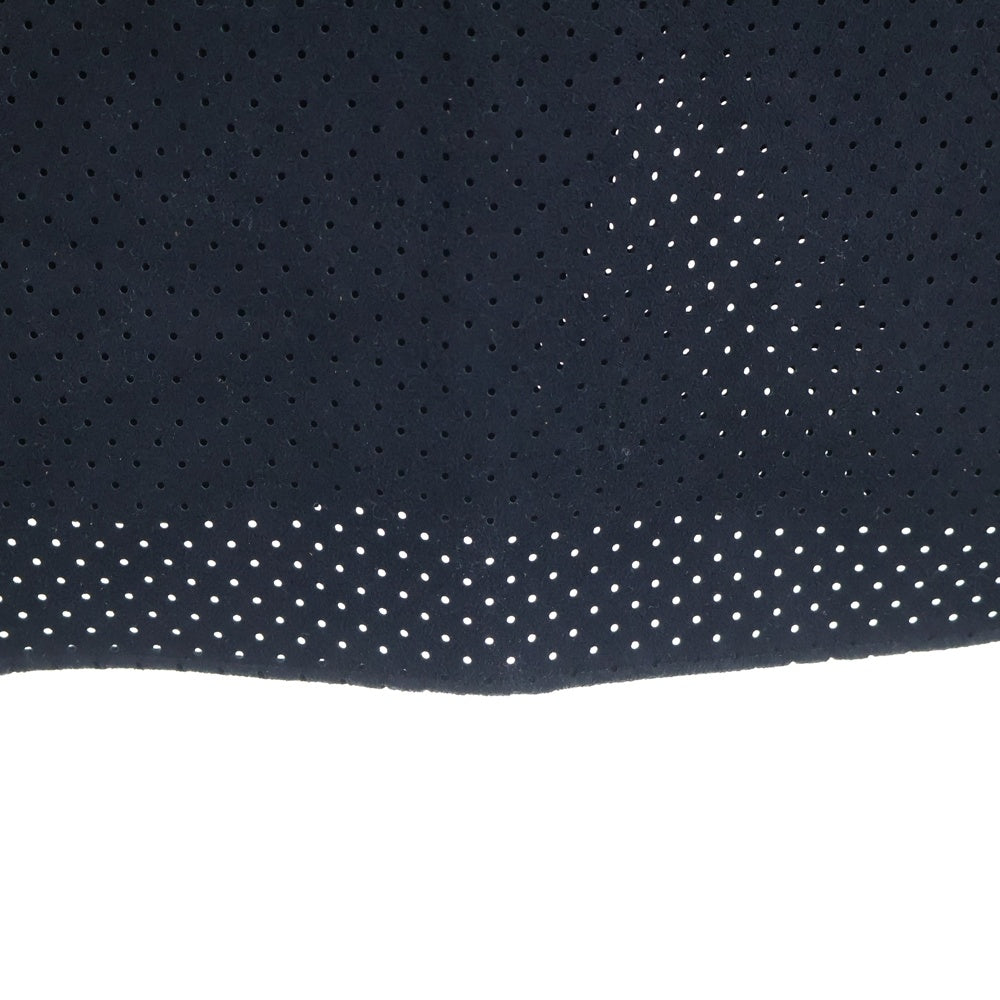 COOTIE PRODUCTIONS(クーティー プロダクションズ) Punching Faux Suede Work S/S Shirt パンチング スエード ワーク シャツ CTE-25S412 ブラック