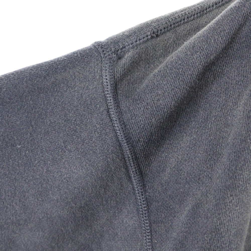 SAINT MICHAEL(セントマイケル) 24SS PTP_HOODIE BRND MONEY バーンドマネープリント スウェット プルオーバーパーカー チャコールグレー SM-YS8-0000-C51