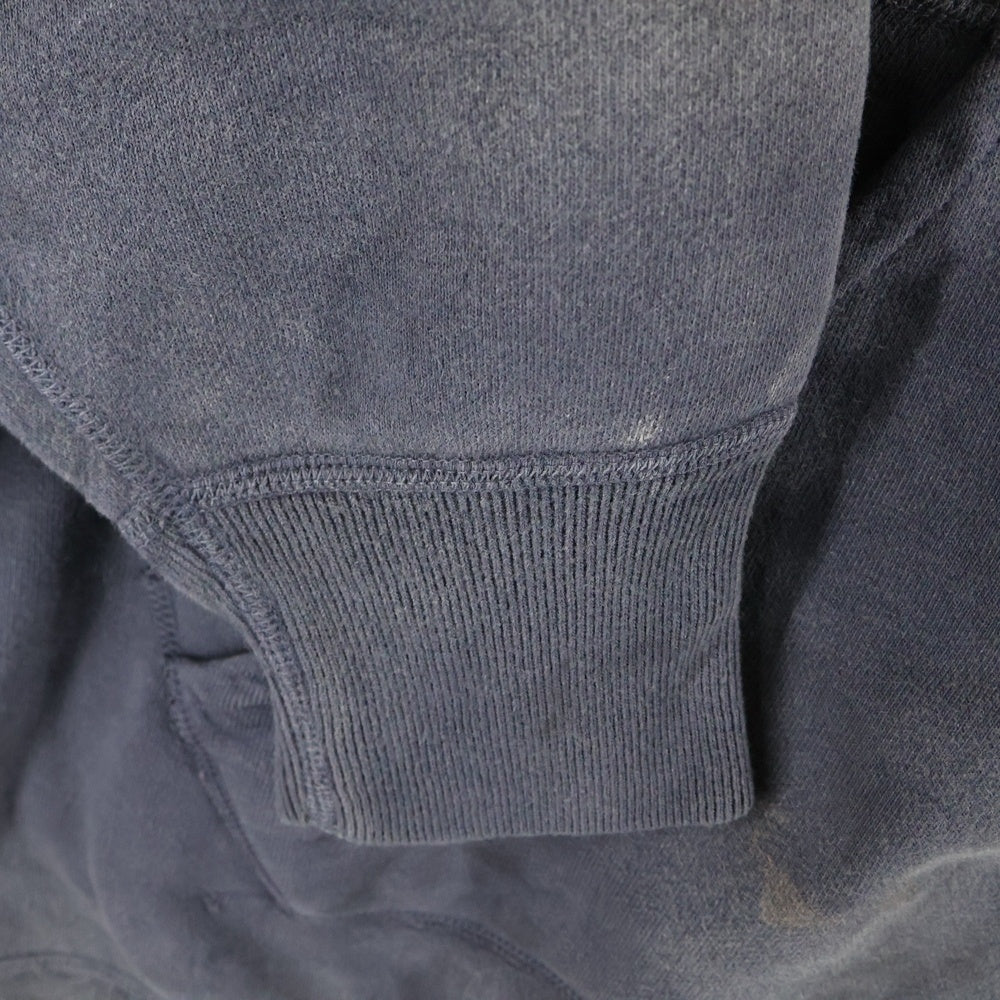 SAINT MICHAEL(セントマイケル) 24SS PTP_HOODIE BRND MONEY バーンドマネープリント スウェット プルオーバーパーカー チャコールグレー SM-YS8-0000-C51