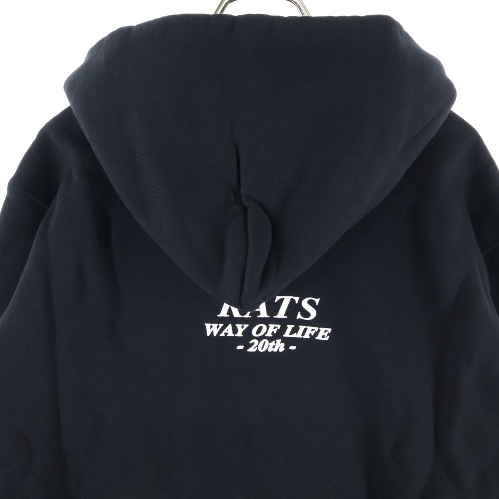 NEIGHBORHOOD(ネイバーフッド) ×RATS ラッツ 20周年記念 両面プリント プルオーバーパーカー ブラック 25'SPH-0104