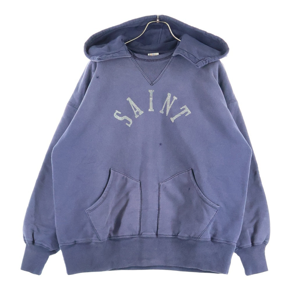 SAINT MICHAEL(セントマイケル) 23AW ×BerBerJin ベルベルジン コットン プルオーバーパーカー ネイビー SM-A23-0000-C15