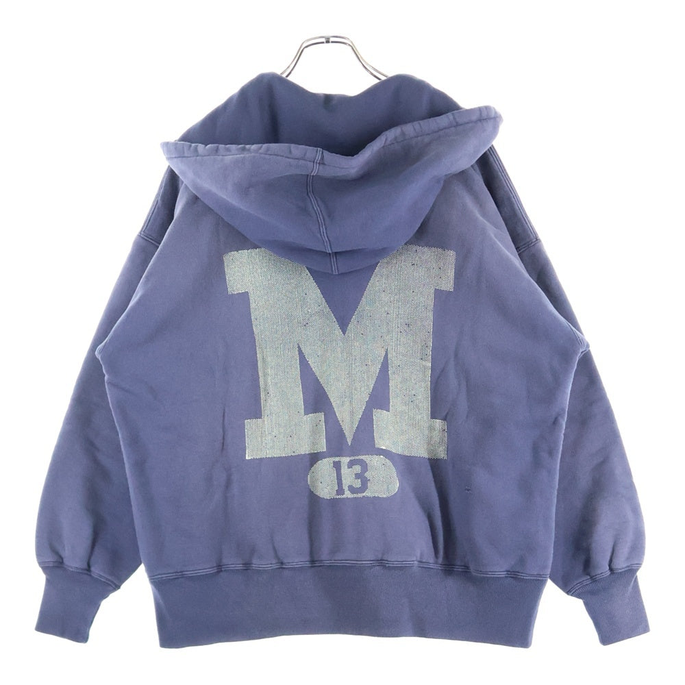 SAINT MICHAEL(セントマイケル) 23AW ×BerBerJin ベルベルジン コットン プルオーバーパーカー ネイビー SM-A23-0000-C15