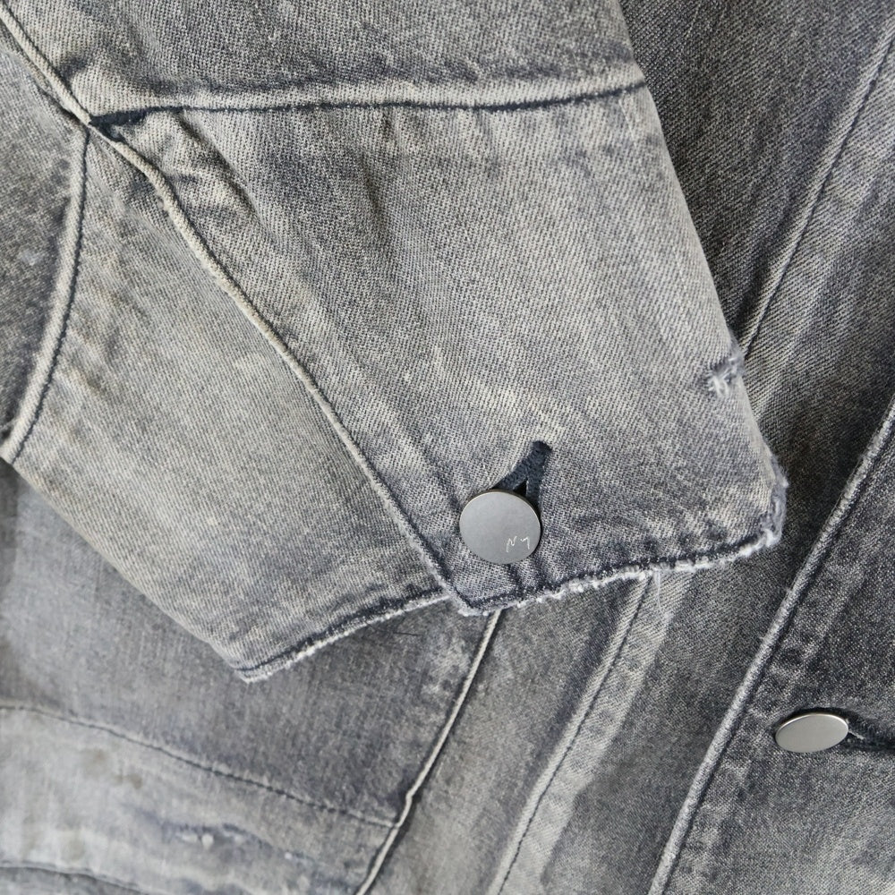 ANCELLM(アンセルム) 25SS DENIM COVERALL デニム カバーオール グレー ANC-JK44-A