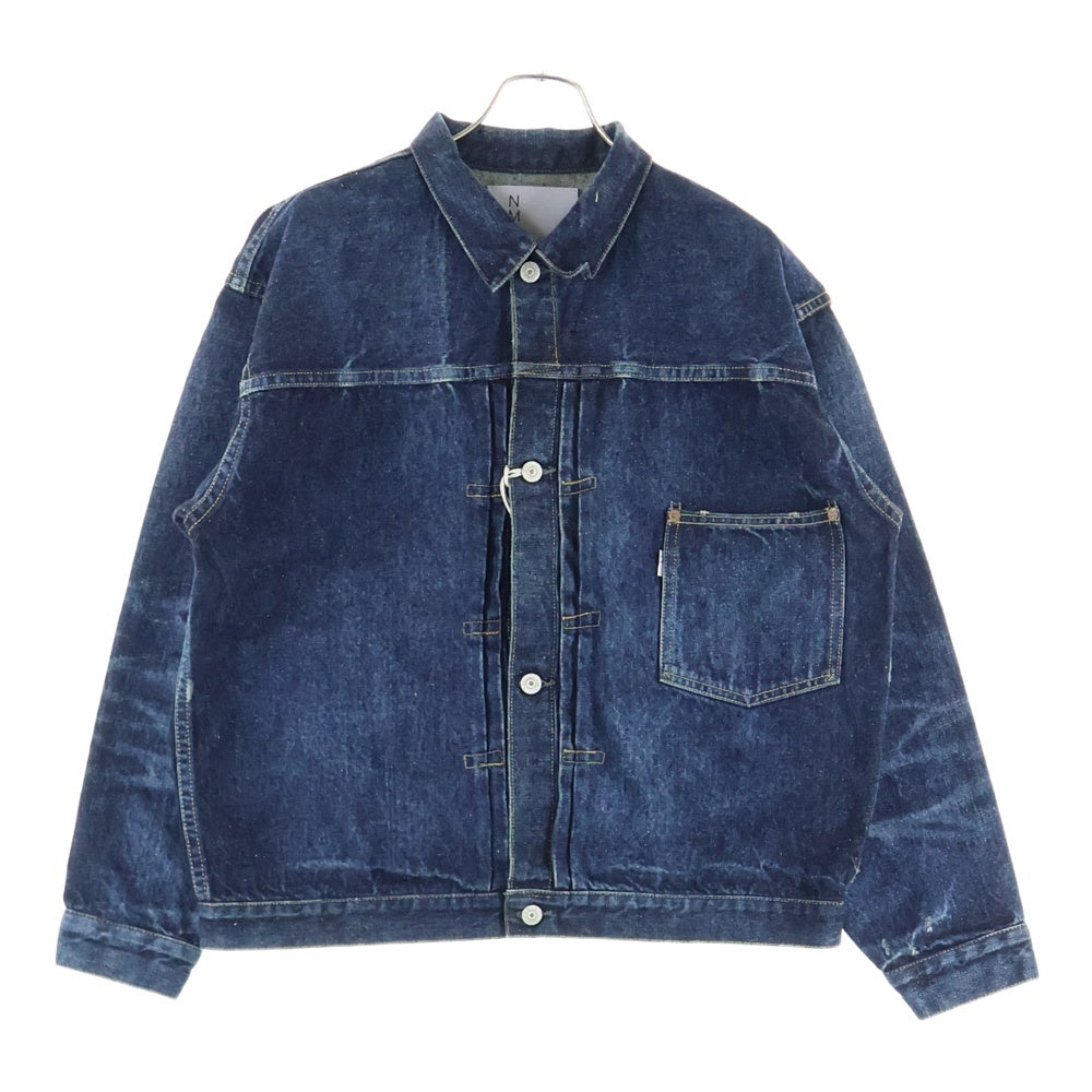 New Manual(ニュー マニュアル) #029 WW 2 LV T-BACK JACKET ONE-WASHED ウォッシュ加工 デニムジャケット インディゴ JK-YY-0015
