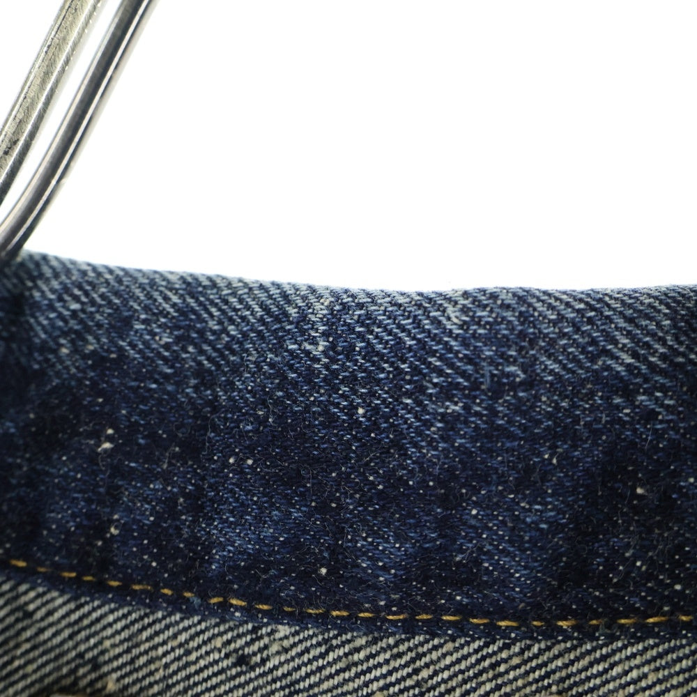 New Manual(ニュー マニュアル) #029 WW 2 LV T-BACK JACKET ONE-WASHED ウォッシュ加工 デニムジャケット インディゴ JK-YY-0015