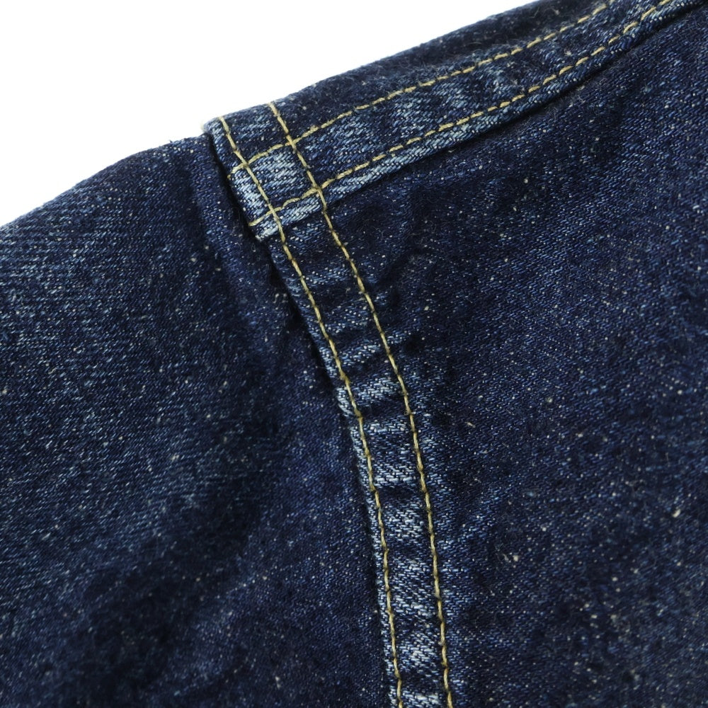 New Manual(ニュー マニュアル) #029 WW 2 LV T-BACK JACKET ONE-WASHED ウォッシュ加工 デニムジャケット インディゴ JK-YY-0015