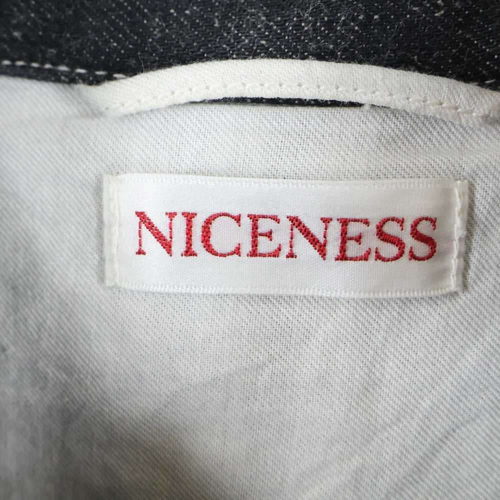 NICENESS(ナイスネス) 25SS IGGY デニム トラッカージャケット グレー NN-1701B15