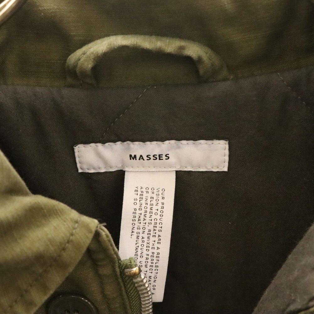 MASSES(マシス) A-2 DECK JACKET デッキ ジャケット カーキ