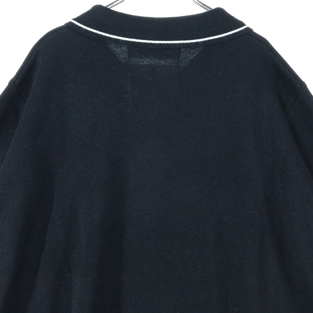 DAIRIKU(ダイリク) Lame Soccer Uniform Knit Pullover 半袖ゲームニットシャツ ブラック 23AW K-9