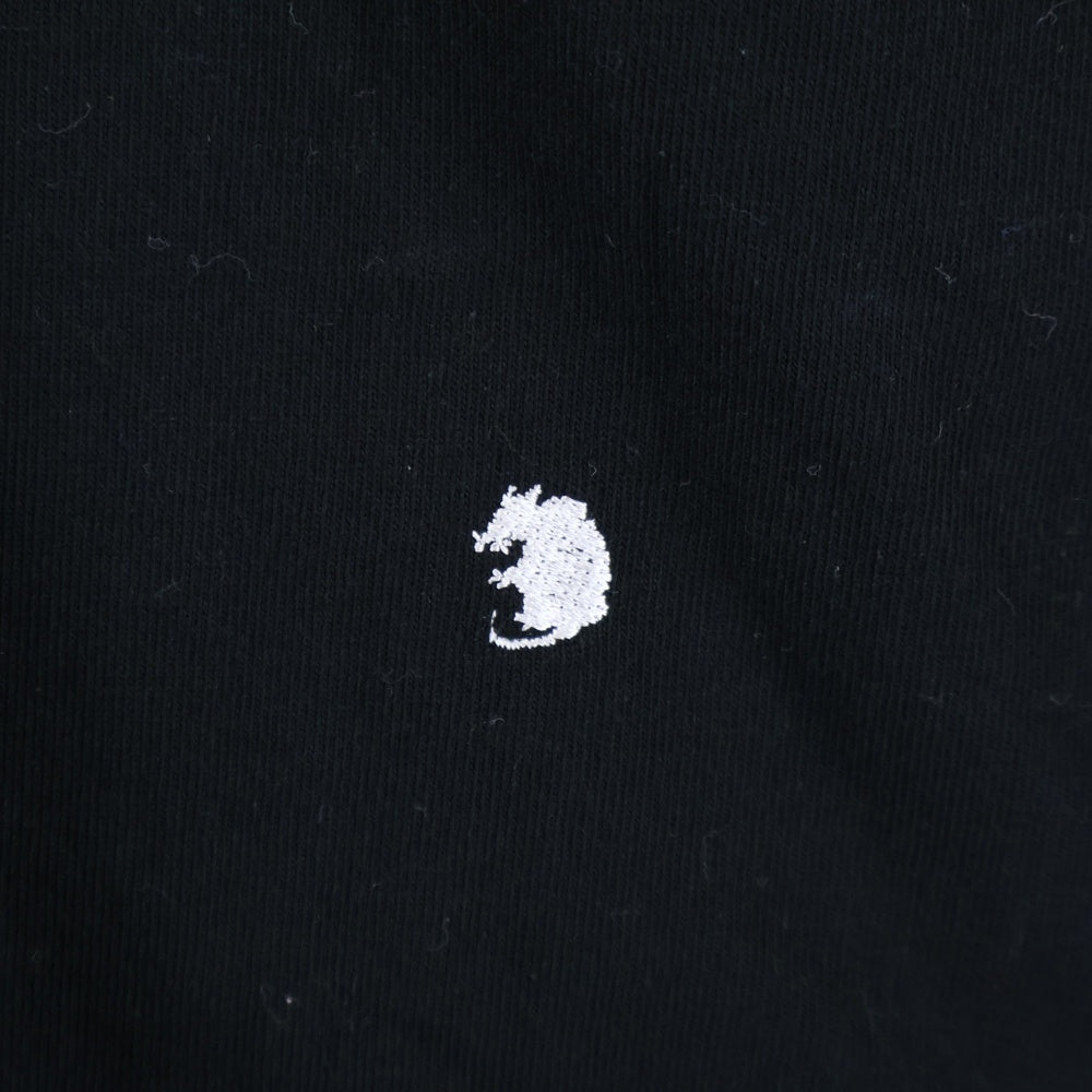 RATS(ラッツ) WAY OF LIFE BLACKANDYELLOW 両面プリント クルーネック 長袖Tシャツ ブラック