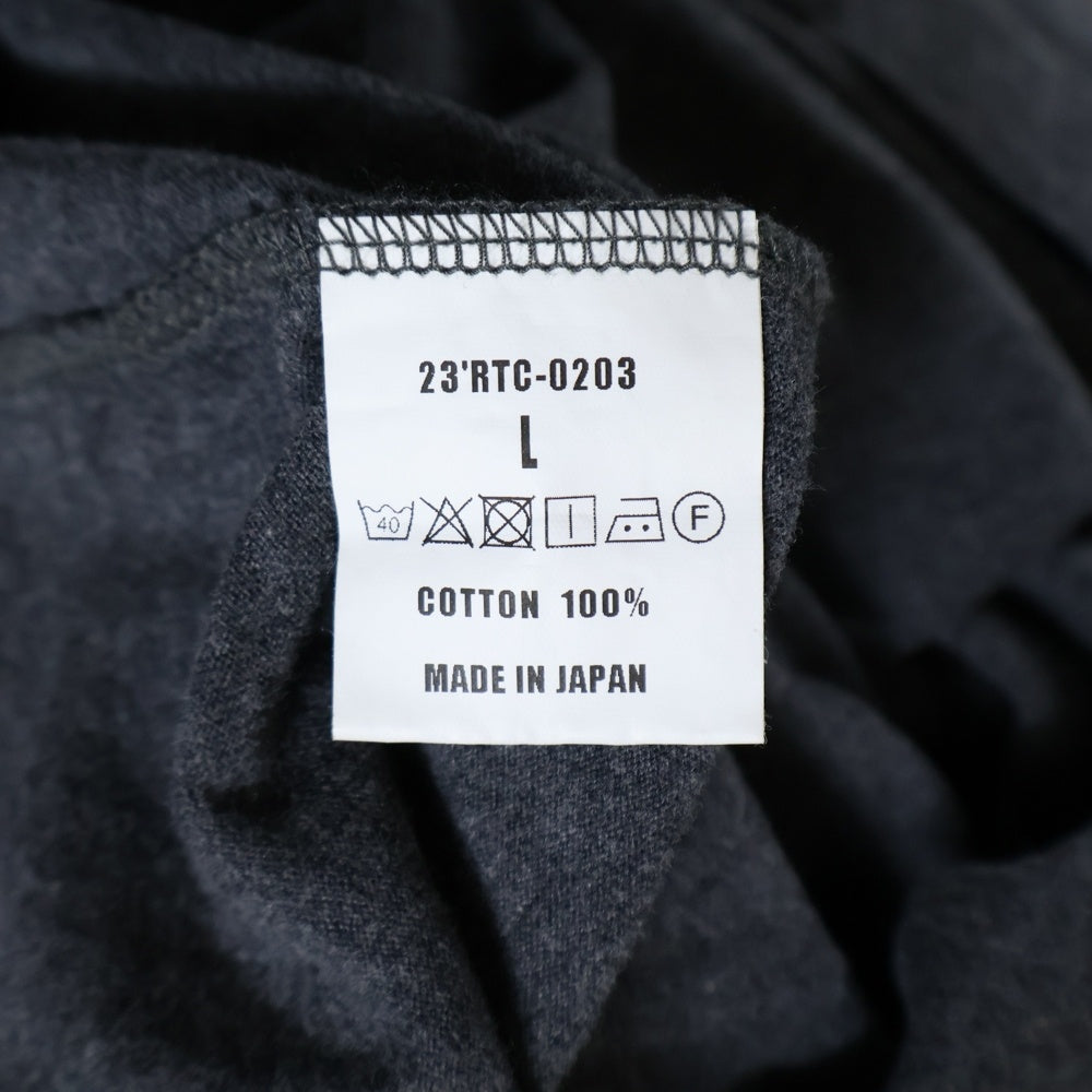 RATS(ラッツ) VARMINTS POCKET LS TEE バックプリント クルーネック 長袖Tシャツ グレー