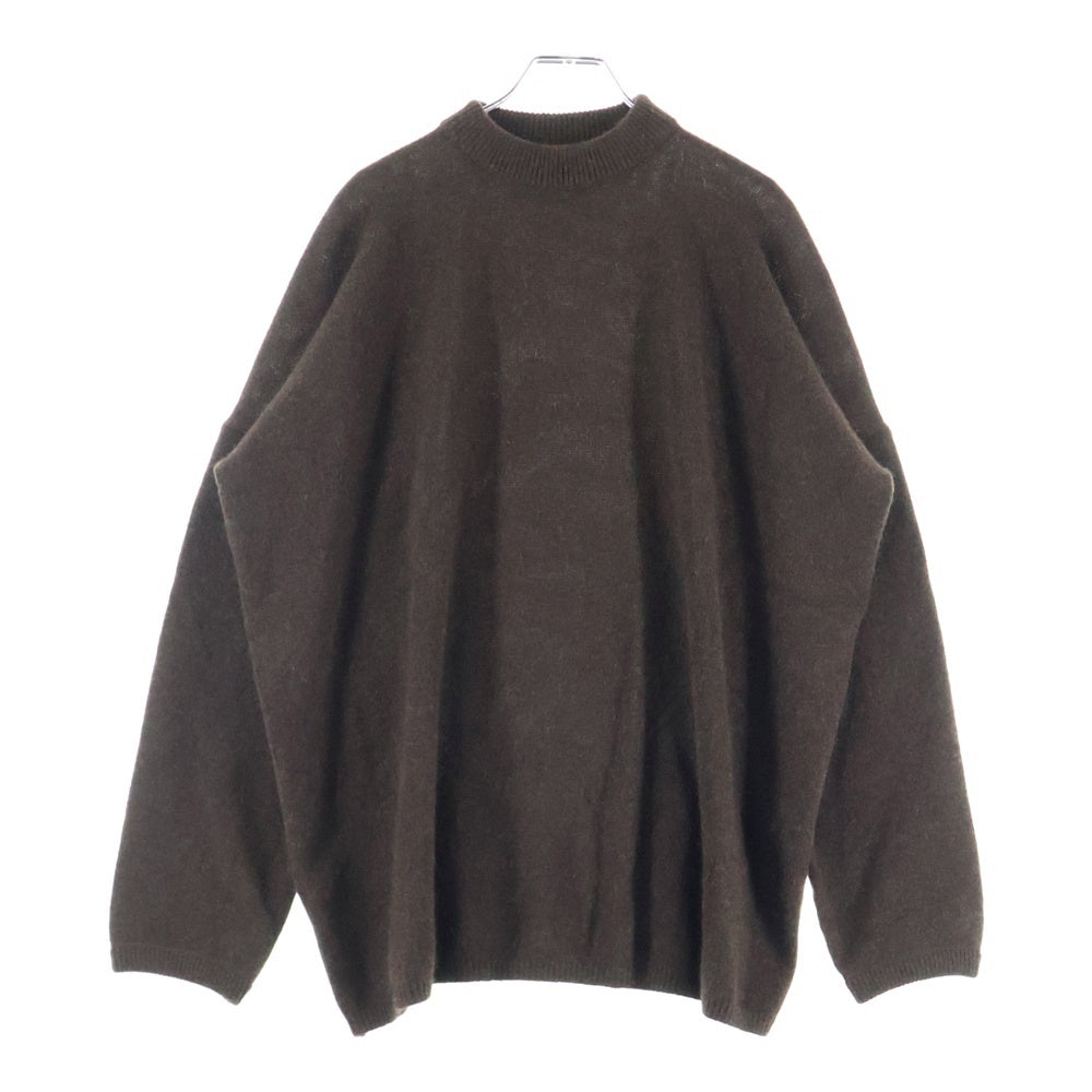 Kaval(カヴァル) Cashmere Sable Knit カシミヤ セーブル クルーネック ニット セーター ブラウン