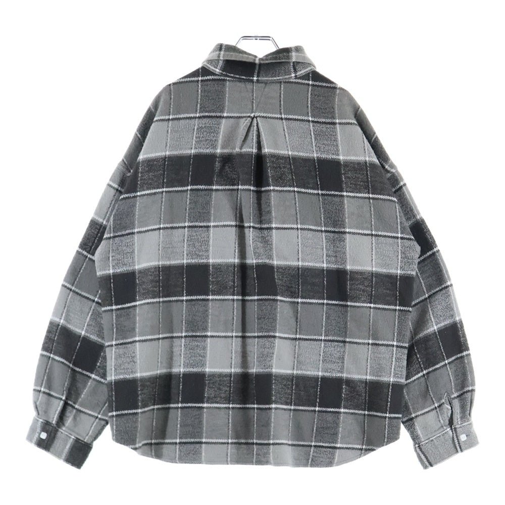 TENDERLOIN(テンダーロイン) FLANNEL CHECK フランネル チェック 長袖シャツ グレー