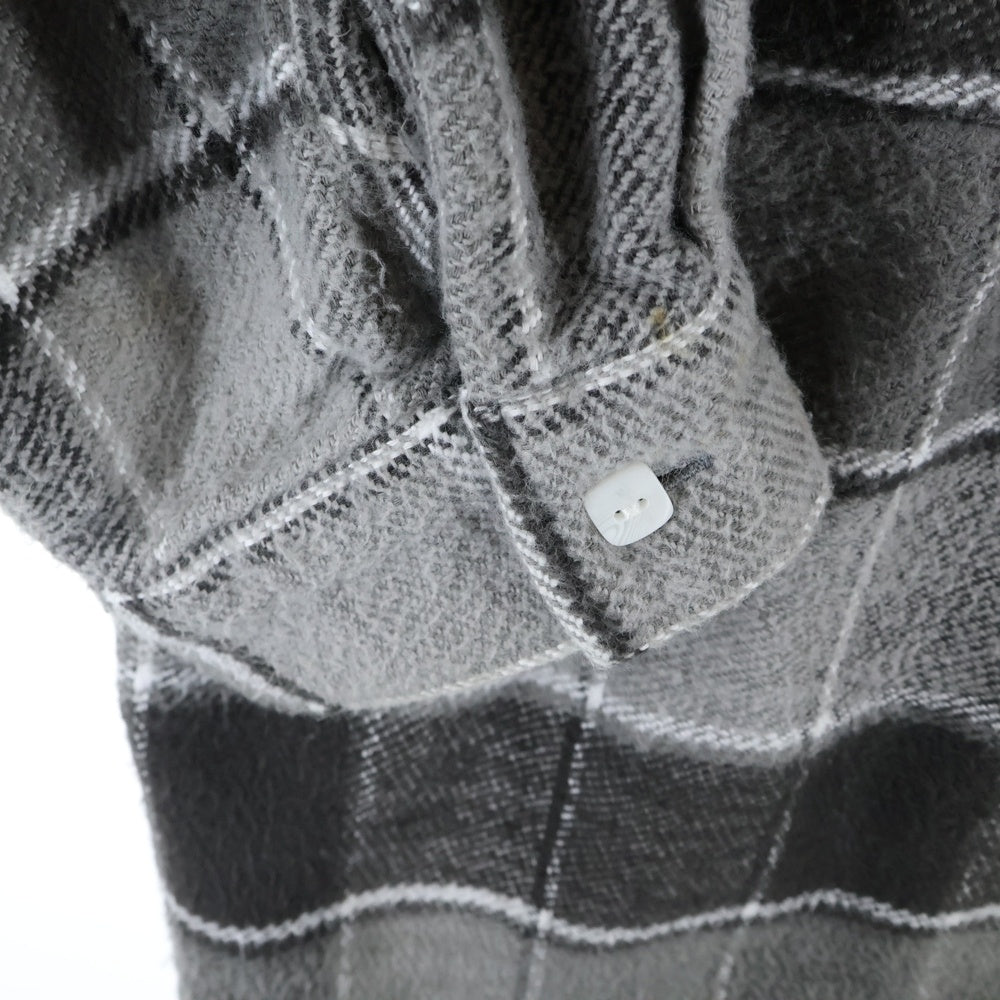 TENDERLOIN(テンダーロイン) FLANNEL CHECK フランネル チェック 長袖シャツ グレー