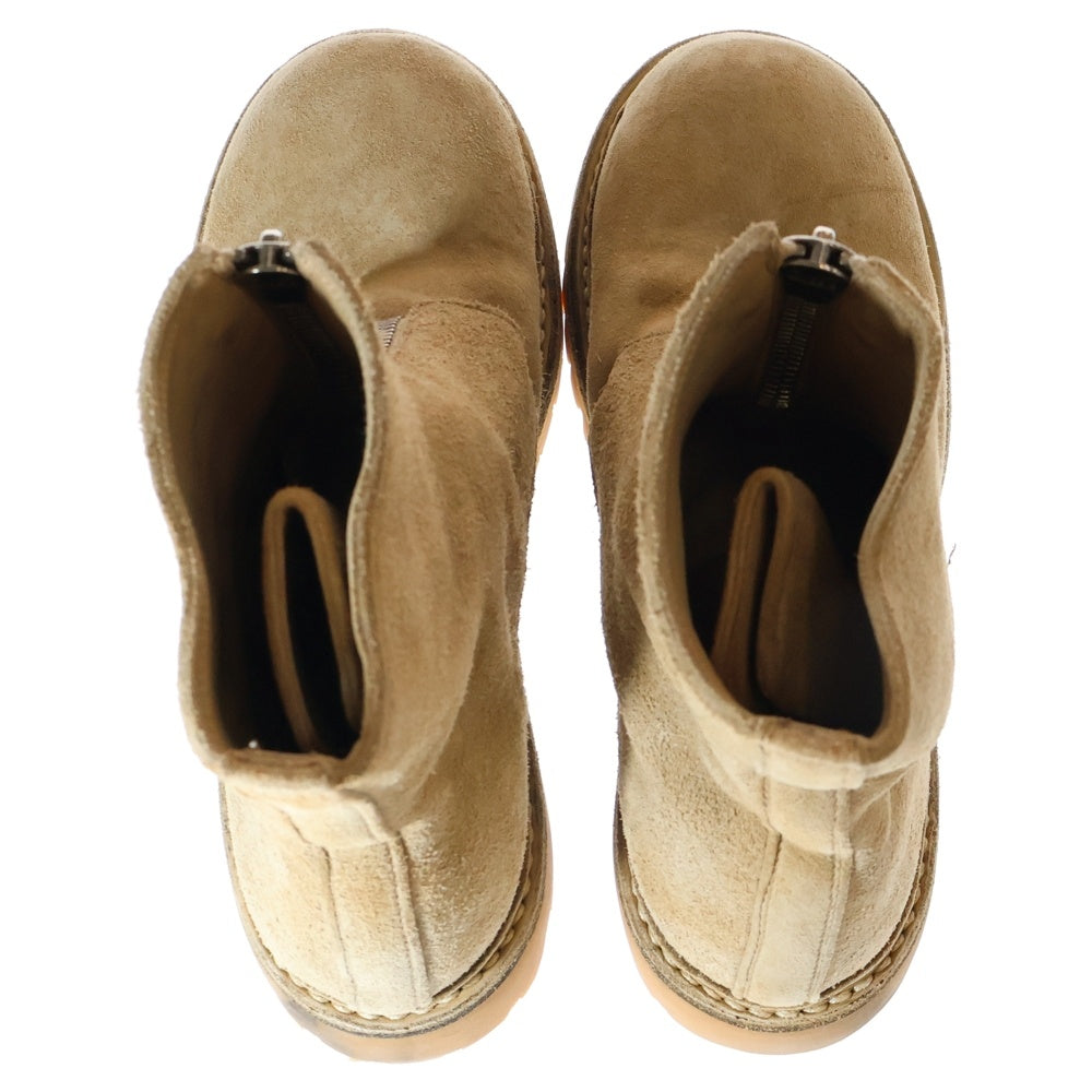 nonnative(ノンネイティブ) ×GUIDI CENTER ZIP BOOTS センタージップ レザー ブーツ ベージュ NN-F4052