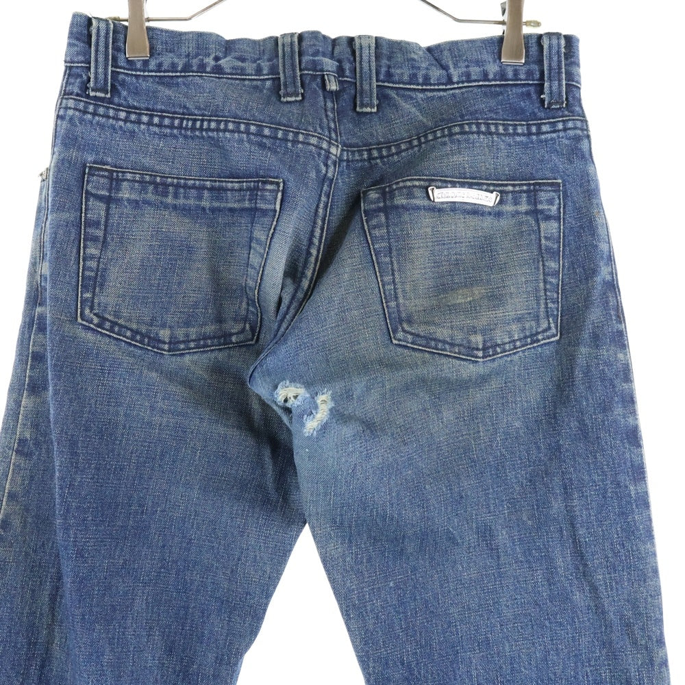 CHROME HEARTS(クロムハーツ) DENIM STRAIGHT PANTS 5POCKET デニムストレートパンツ5ポケット インディゴ