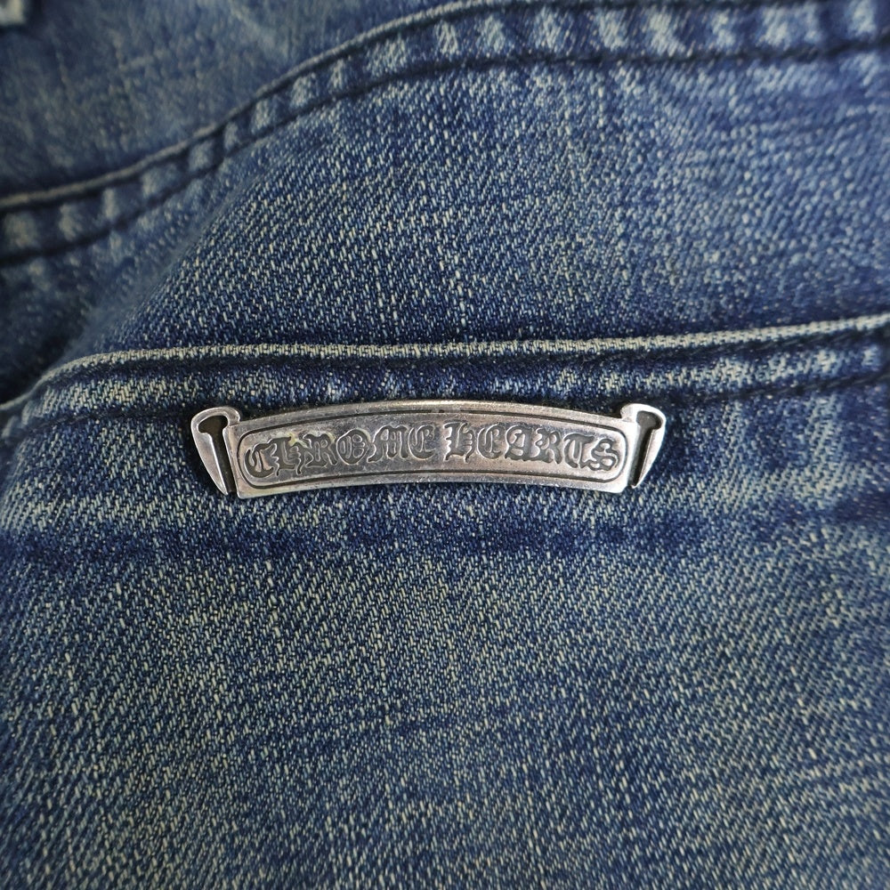 CHROME HEARTS(クロムハーツ) DENIM STRAIGHT PANTS 5POCKET デニムストレートパンツ5ポケット インディゴ