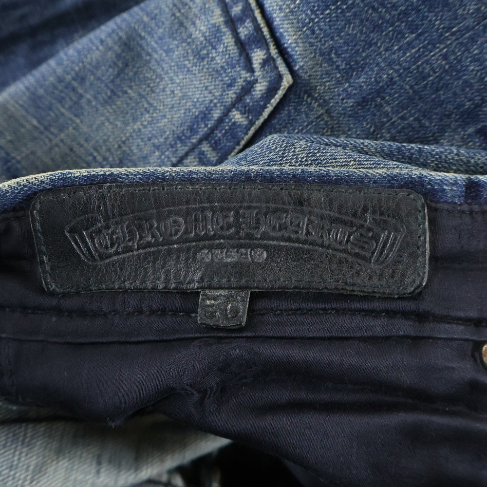CHROME HEARTS(クロムハーツ) DENIM STRAIGHT PANTS 5POCKET デニムストレートパンツ5ポケット インディゴ