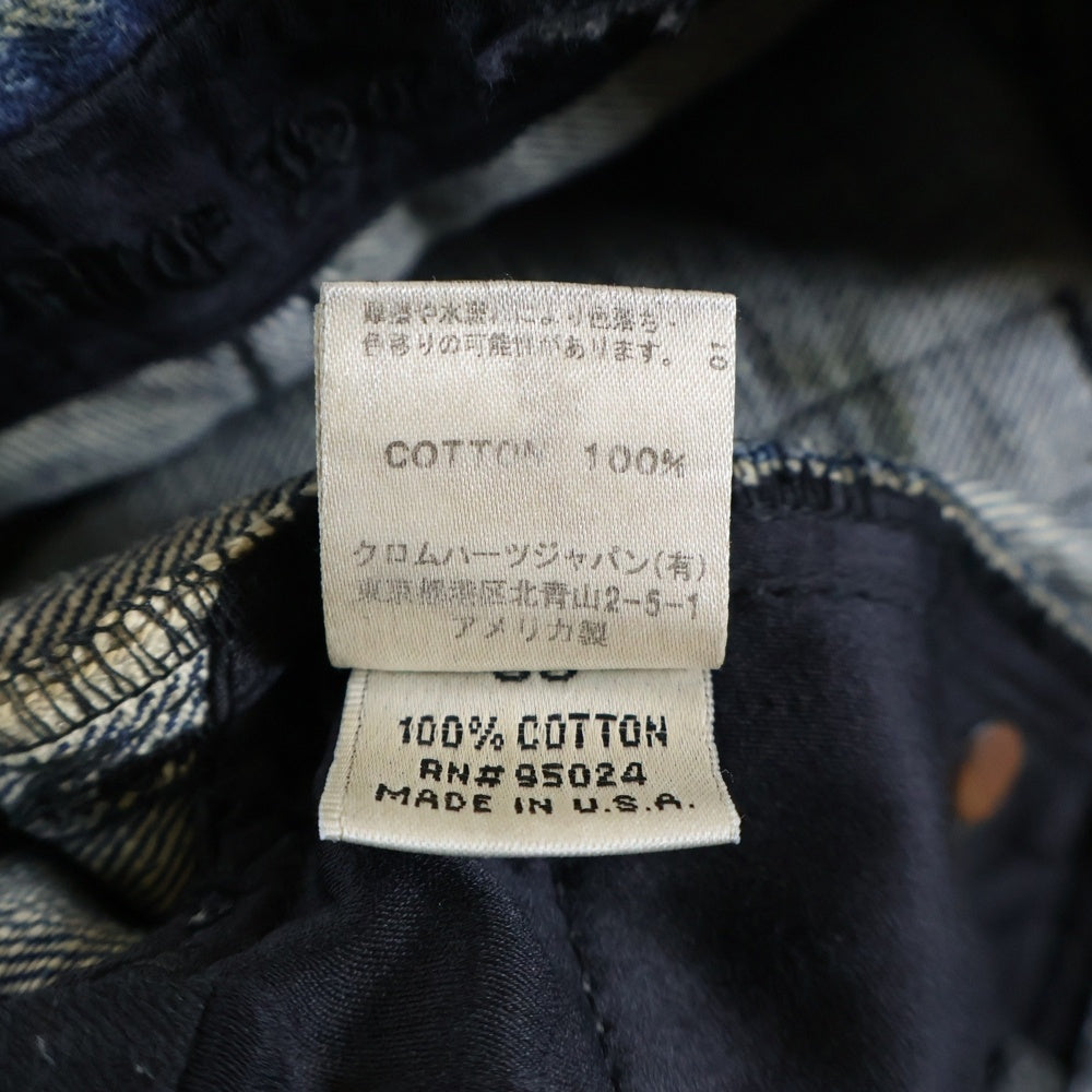CHROME HEARTS(クロムハーツ) DENIM STRAIGHT PANTS 5POCKET デニムストレートパンツ5ポケット インディゴ