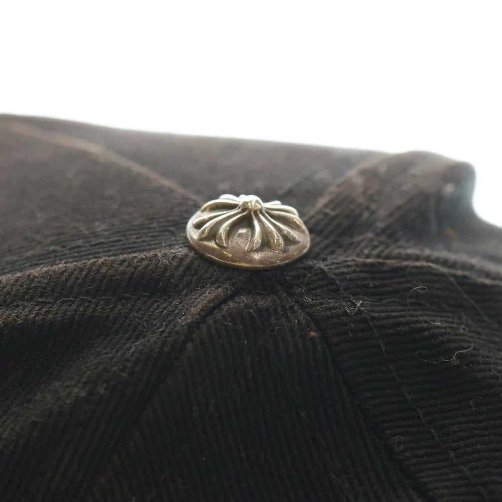 CHROME HEARTS(クロムハーツ) Horseshoe Cross Baseball Cap ホースシュー クロス刺繍 ベースボールキャップ ブラック