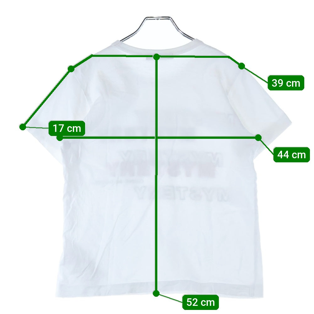 COMME des GARCONS(コムデギャルソン) ハッピーミステリーバッグ限定 フロントプリント クルーネックTシャツ 半袖カットソー レディース ホワイト OJ-T101