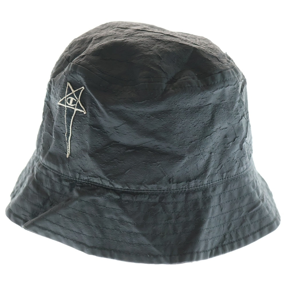 新品 リックオウエンス チャンピオン RICK OWENS バケット ハット 黒