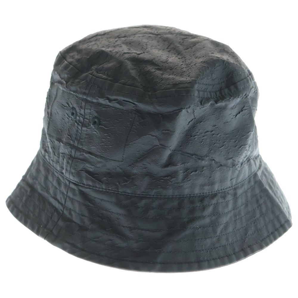 Rick Owens(リックオウエンス) ×Champion チャンピオン 刺繍ロゴ ナイロンバケットハット 帽子 ブラック CM01B5633-CHNY