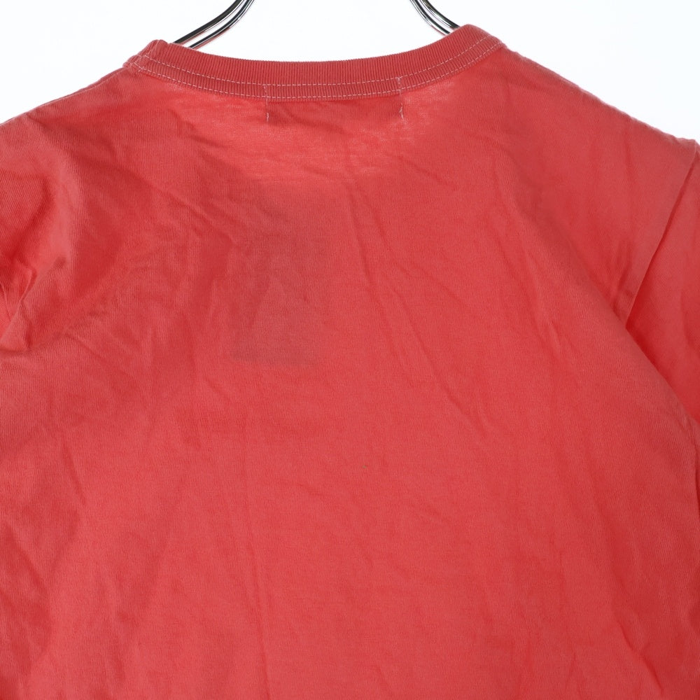 PLAY COMME des GARCONS(プレイコムデギャルソン) フロントロゴ ハートロゴ刺繍 クルーネックTシャツ 半袖カットソー レディース レッド AE-T101