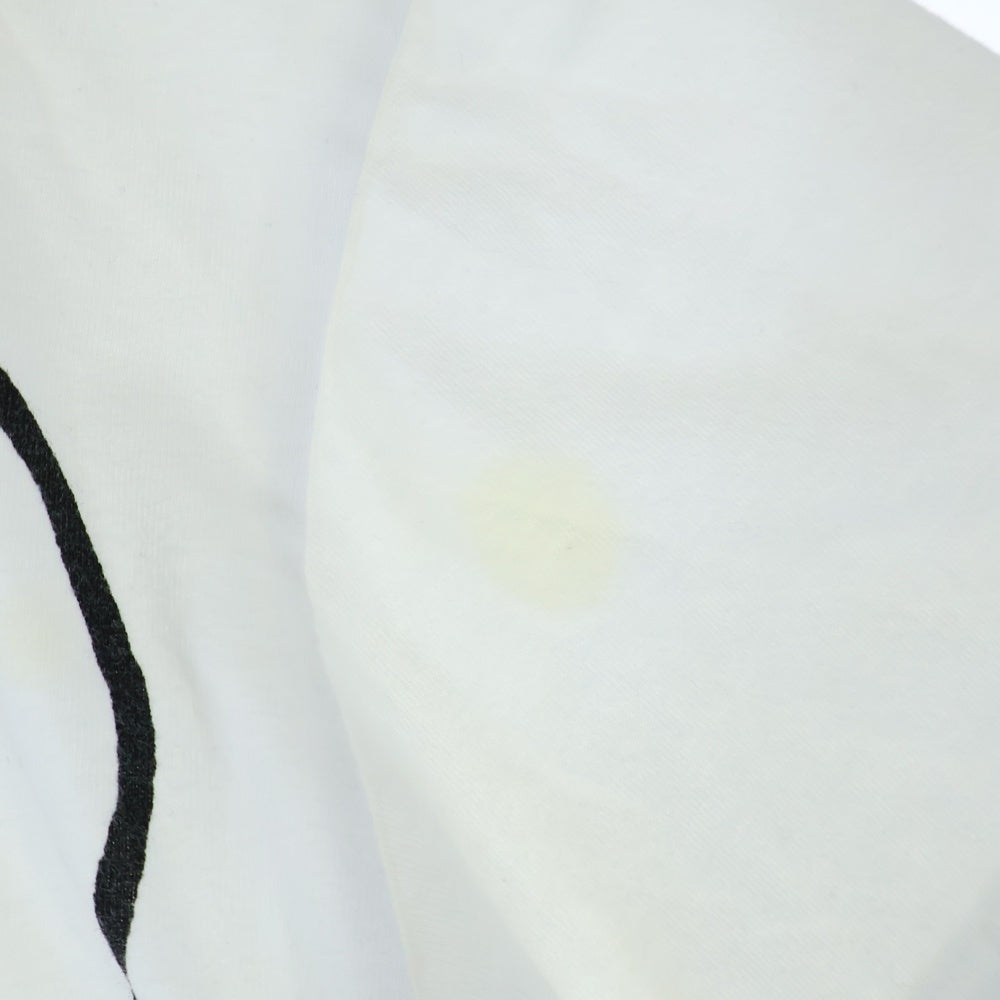 PLAY COMME des GARCONS(プレイコムデギャルソン) フロントプリント ハートロゴ刺繍 クルーネックTシャツ 半袖カットソー レディース ホワイト AZ-T102