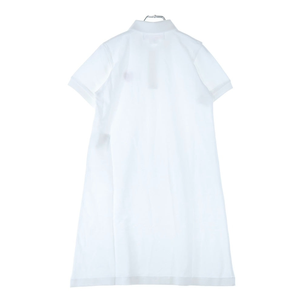 COMME DES GARCONS GIRL(コムデギャルソンガール) コットン ハートロゴ刺繍 半袖ポロシャツワンピース レディース ホワイト NY-T301