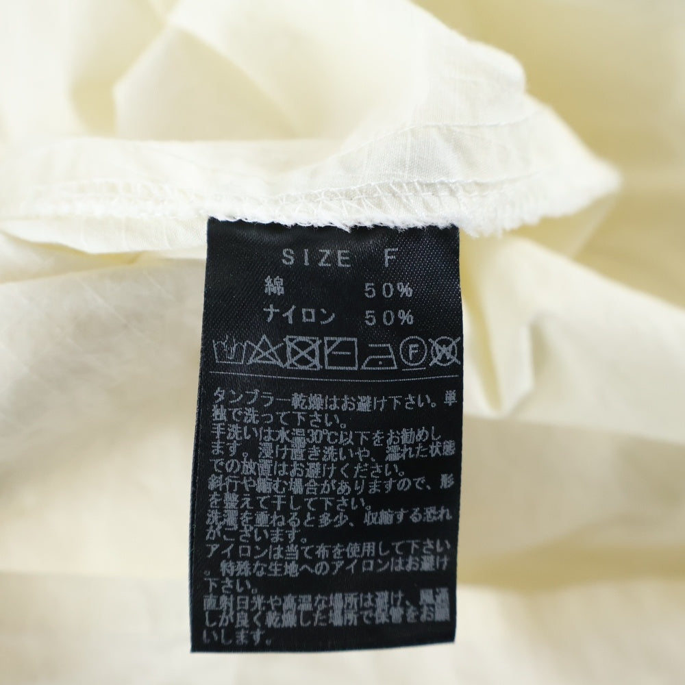 Z.VARGAS(ザックバルガス) コットン オーバーサイズ 長袖シャツ ホワイト