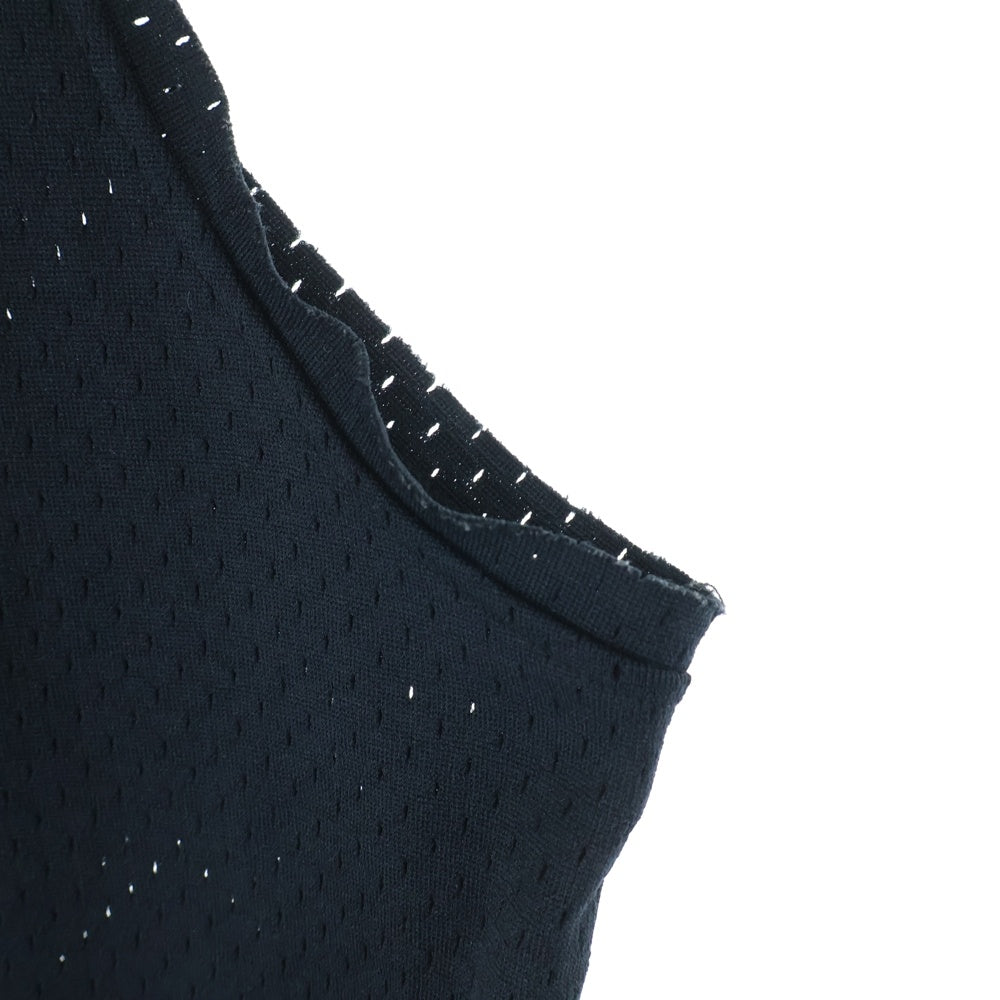 Rick Owens(リックオウエンス) ×CAHMPION チャンピオン ロゴ刺繍 メッシュタンクトップ ブラック CM21S0011-216765