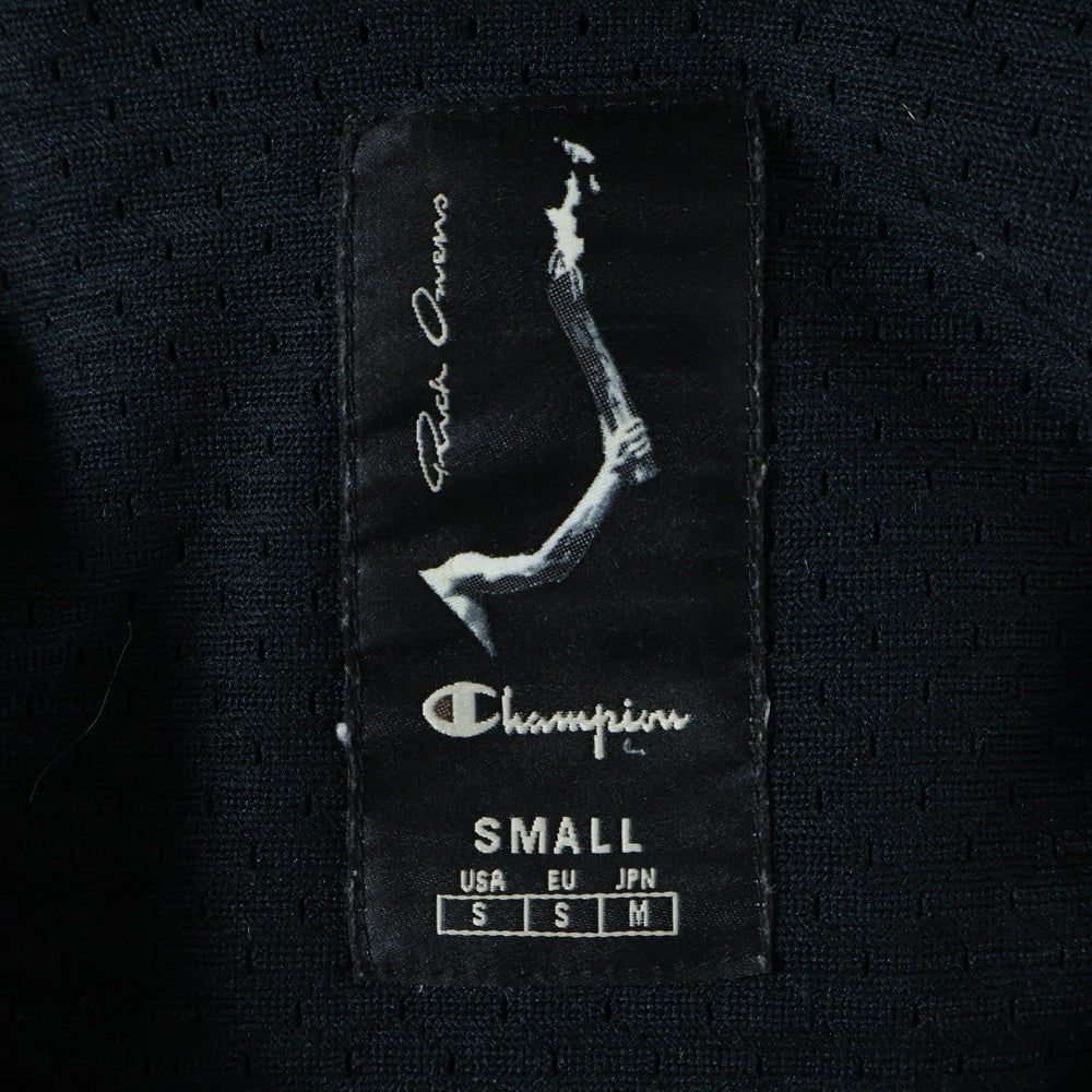 Rick Owens(リックオウエンス) ×CAHMPION チャンピオン ロゴ刺繍 メッシュタンクトップ ブラック CM21S0011-216765