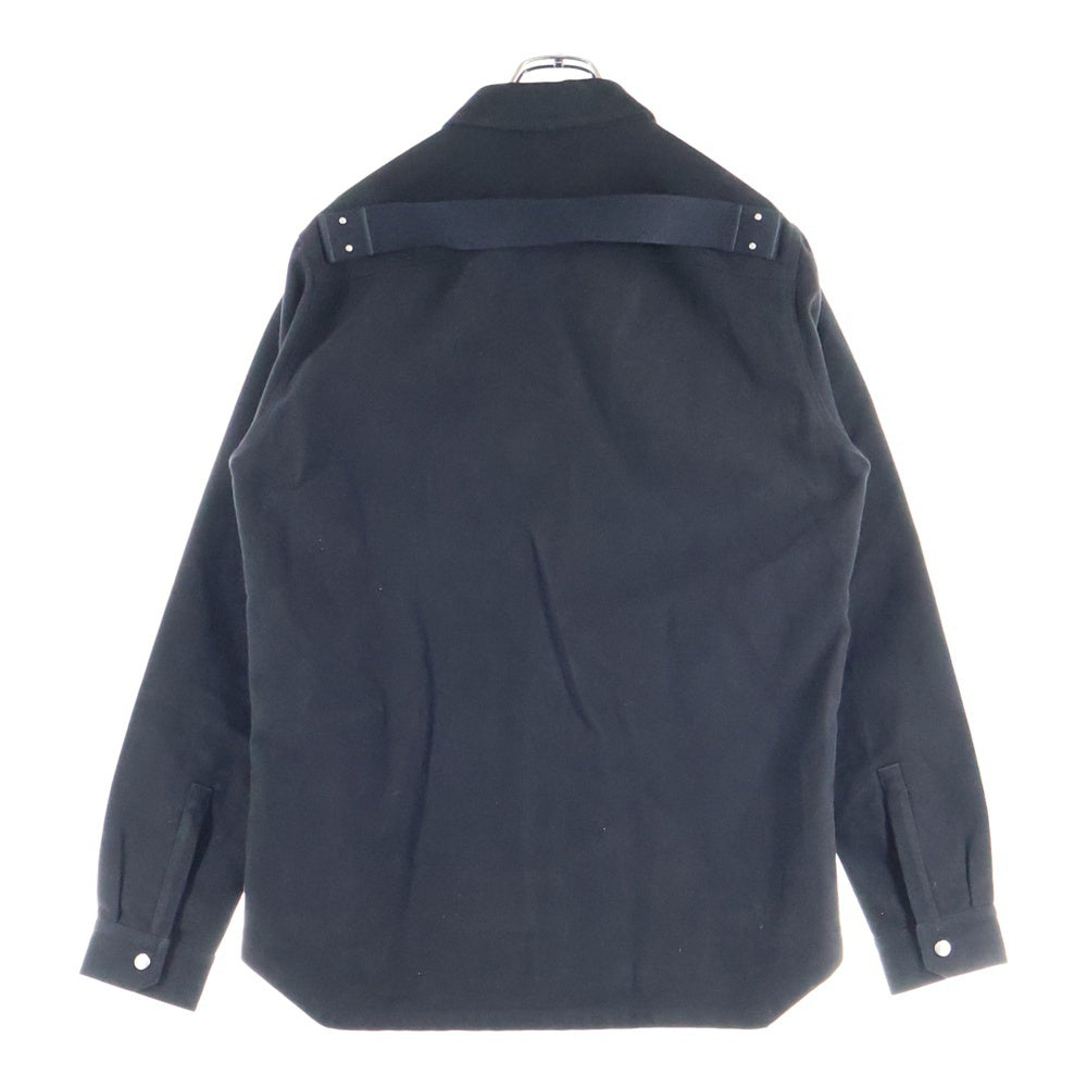 Rick Owens(リックオウエンス) 24AW OUTER SHIRT シャツジャケット ブラック RU02D6729TB